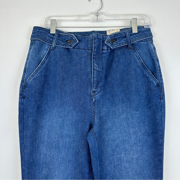 ANTHROPOLOGIE Pilcro Polished Mid-Rise Bootcut Jeans Women’s Size 31 Medium Wash - Picture 8 of 17